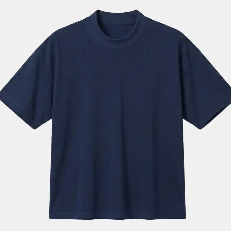 SEMI OVER 300G ALGODÓN JERSEY NEGRO