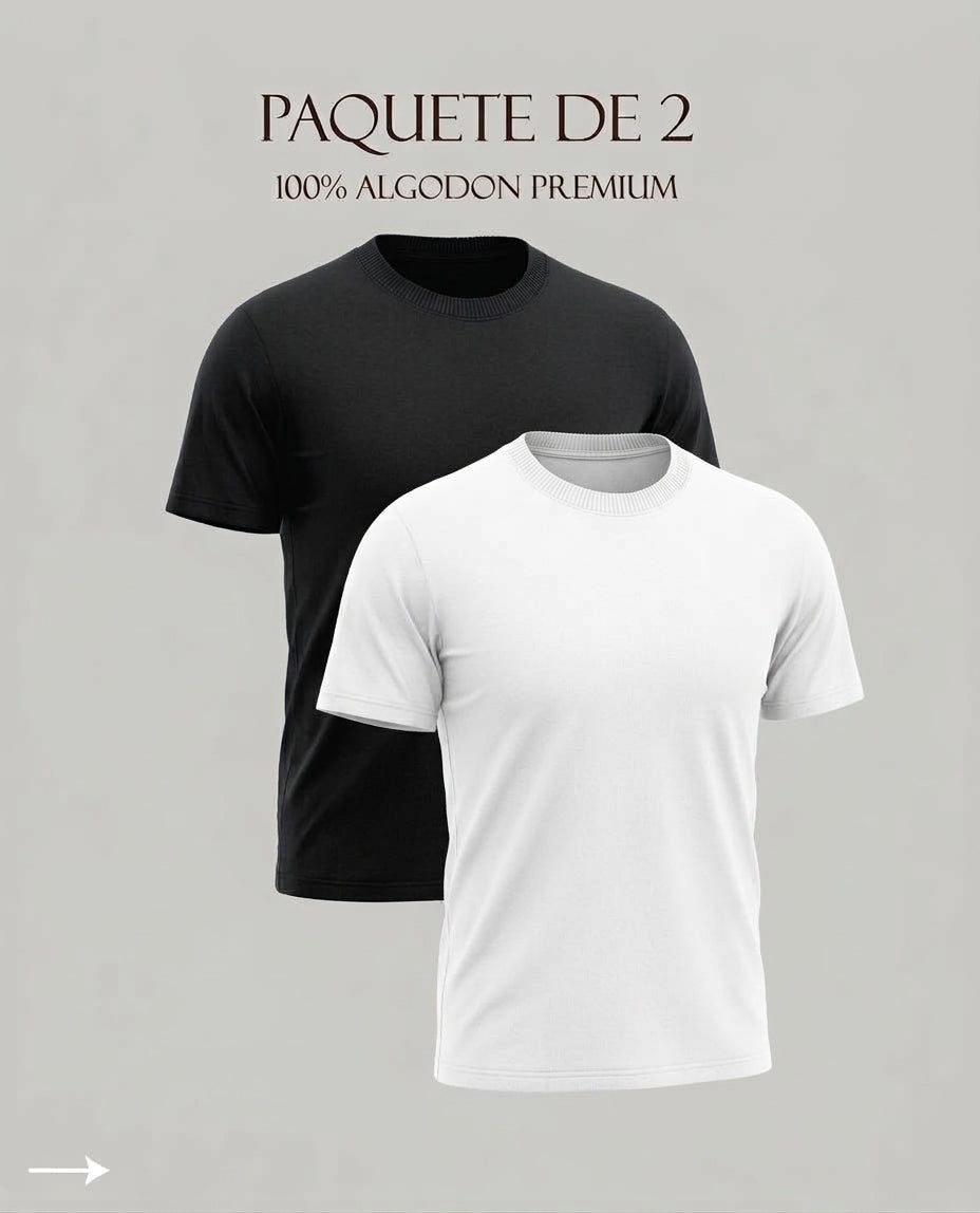 Pack de 2 playeras 200 GSM