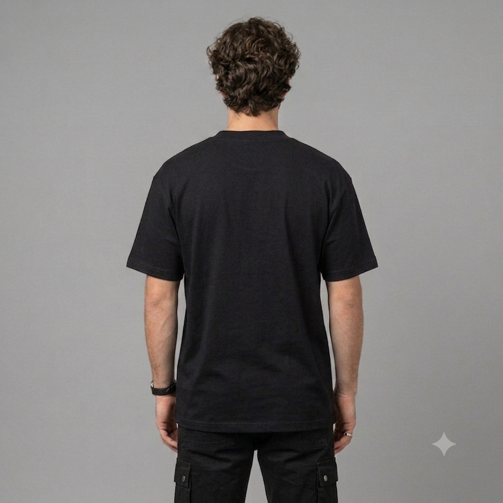 PLAYERA SEMI OVERSIZE DE 250 GRAMOS 100% ALGODO, HECHA EN MEXICO.