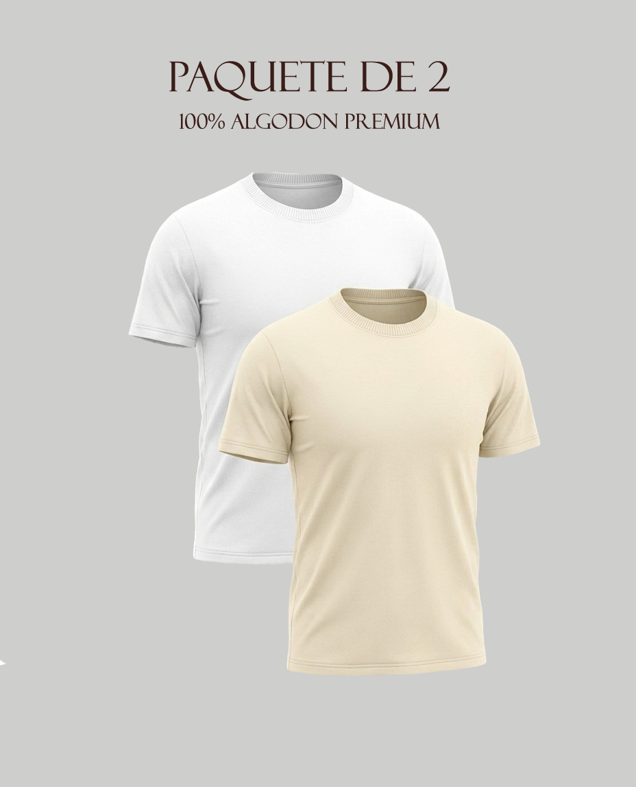 Pack de 2 playeras 200 GSM