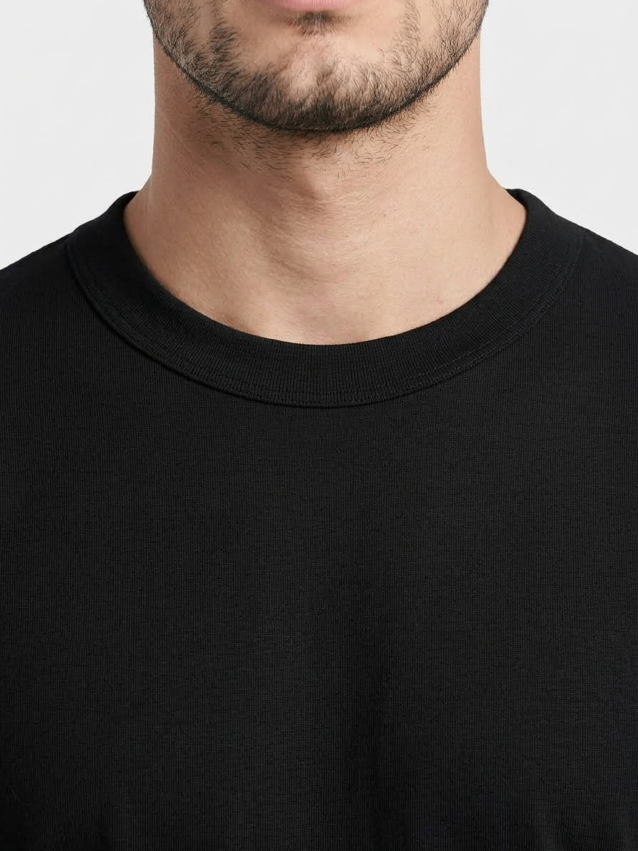 PLAYERA MANGA LARGA 100% ALGODON DE 200 GSM