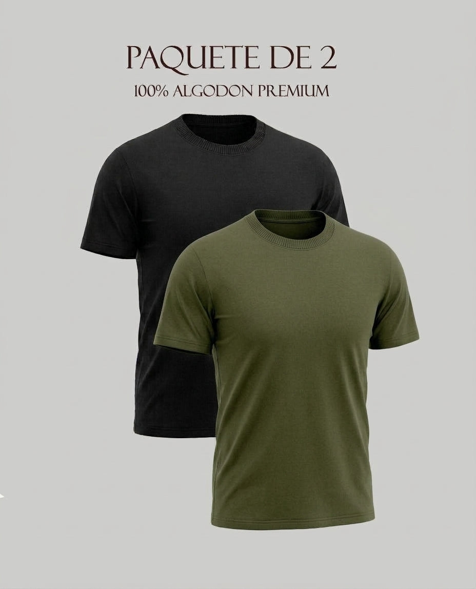 Pack de 2 playeras 200 GSM