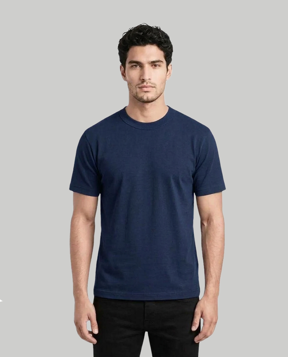 Paquete de 5 playeras, 100% algodon corte regular unisex