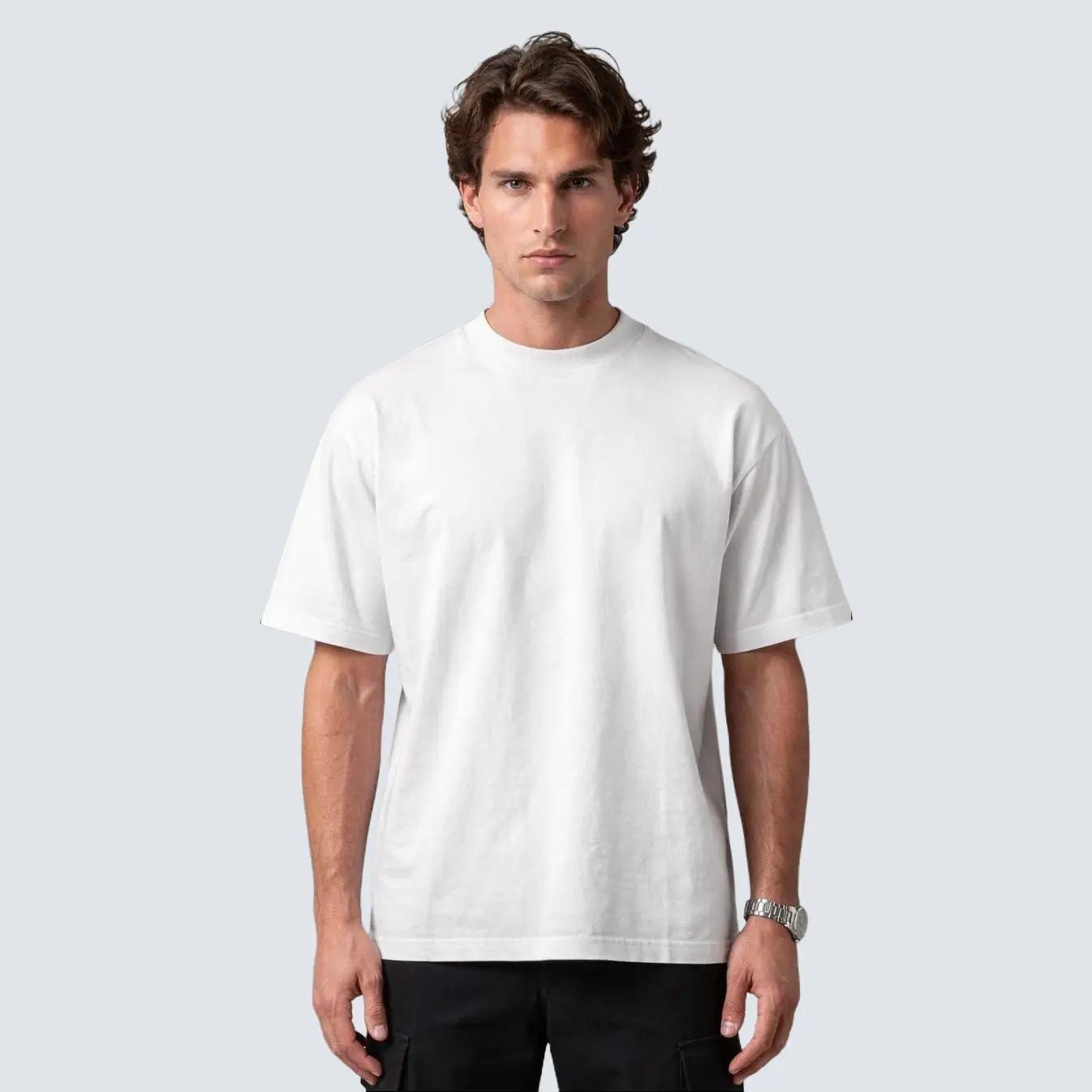 SEMI OVER 300G ALGODÓN JERSEY BLANCO