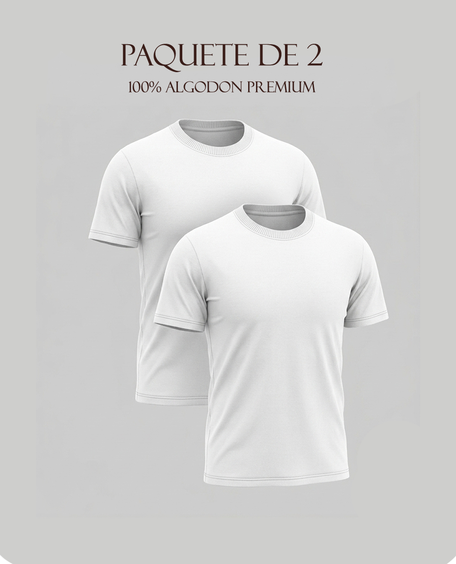 Pack de 2 playeras 200 GSM
