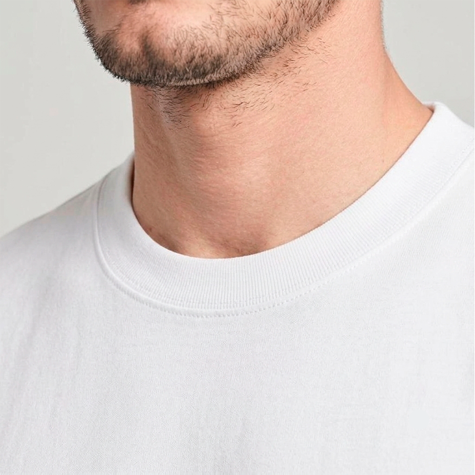 Paquete de 5 playeras, 100% algodon corte regular unisex
