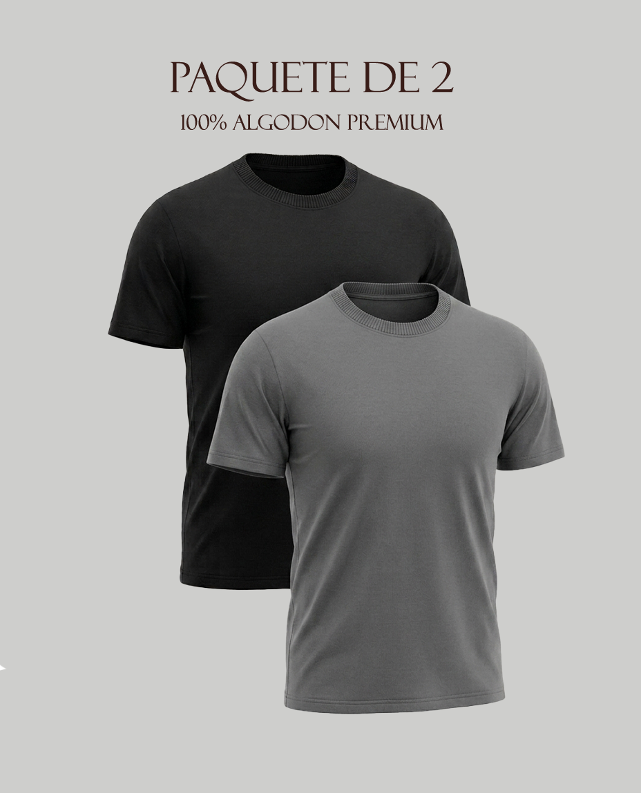 Pack de 2 playeras 200 GSM