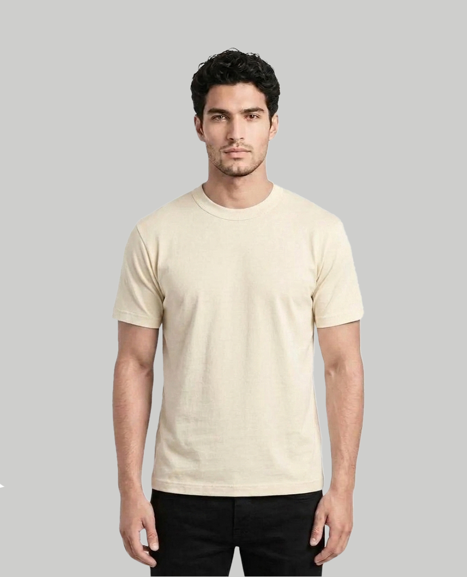 Paquete de 5 playeras, 100% algodon corte regular unisex