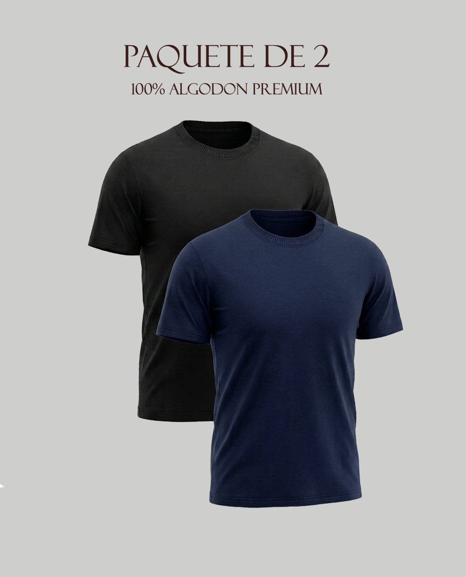 Pack de 2 playeras 200 GSM