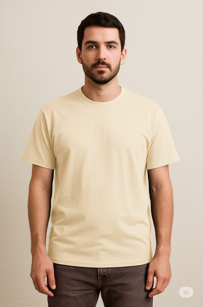 PLAYERA IVORY REGULAR FIT 200 GRAMOS