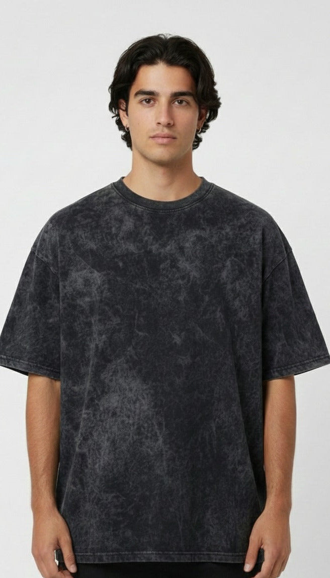 ACID WASH NEGRO OVER 230 GSM