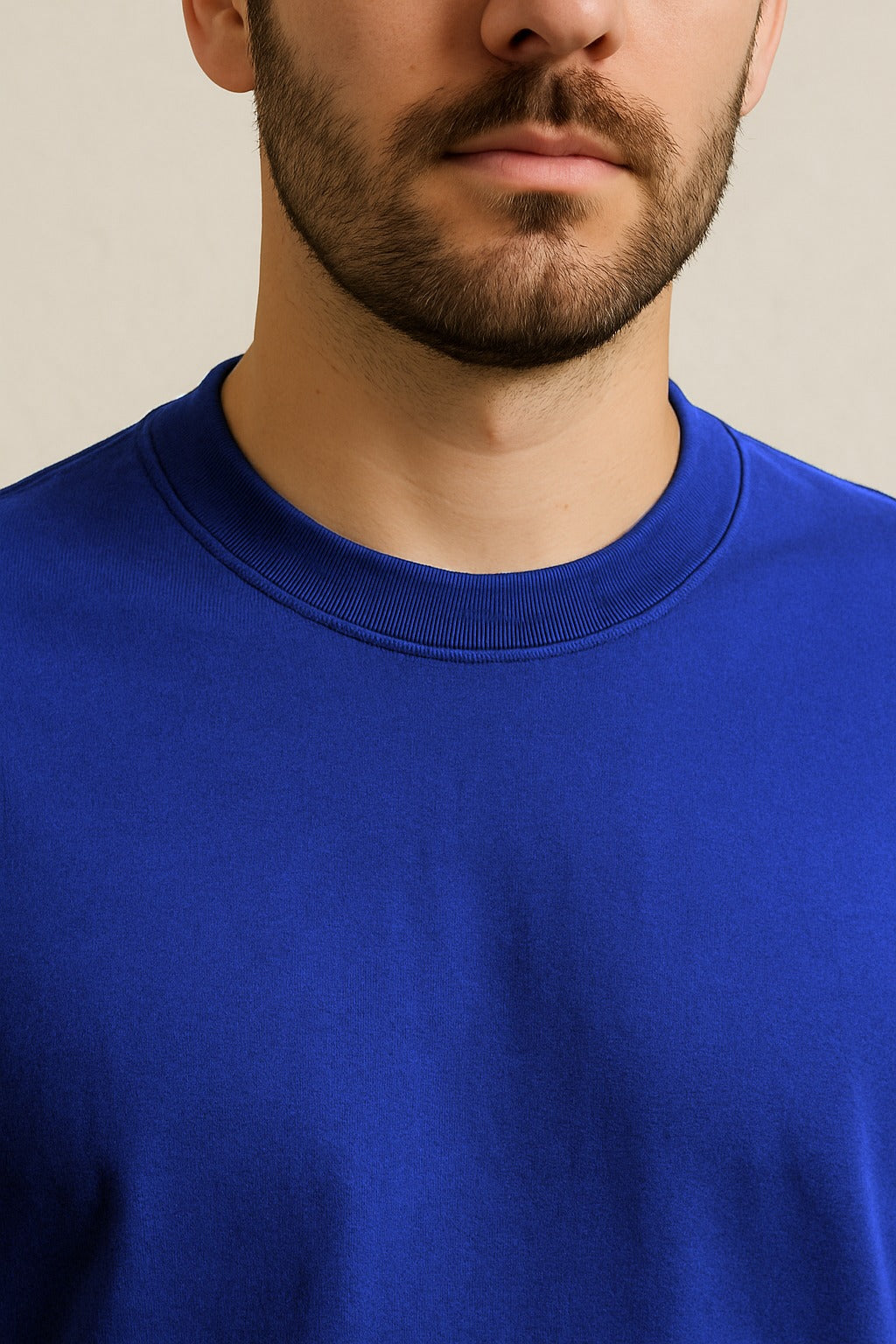 PLAYERA AZUL ROYAL REGULAR FIT 200 GRAMOS