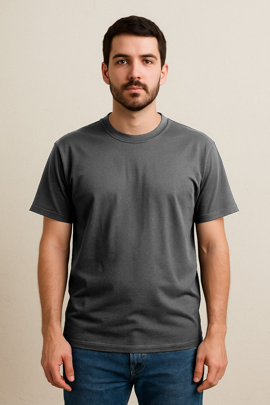PLAYERA CARBÓN REGULAR FIT 200 GRAMOS