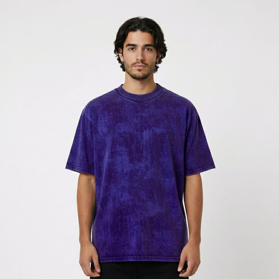 OVER ACID WASH AZUL