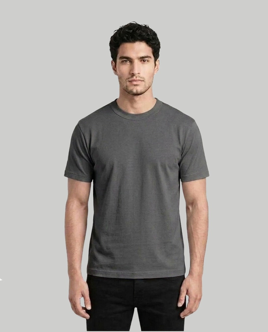 Paquete de 5 playeras, 100% algodon corte regular unisex